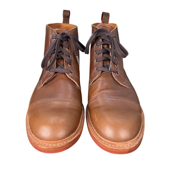 Allen Edmonds Patton Brown Leather Weatherproof Cap-Toe Chukka Boot Size 14 main image 6